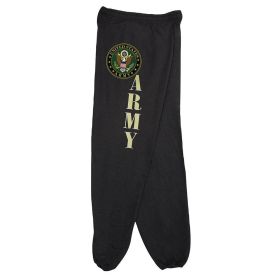 ARMY LOGO MENS SWEATPANT BLACK (Option: L *SY)